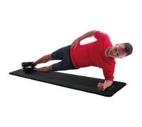 Fitness tapis tapis de fitness NBR 182 x 61 cm PVC noir Pure2Improve Uniforme G