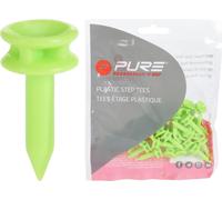 Pure2improve - Tees de golf "Step", plastique paquet de 25 RD3942 (24 mm) (lime)