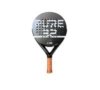 Pure32, Comfort Type C38, Raquette de Padel Allround, Hyperfiber et Carbon, Extra Rugueux Surface, Noyau EVA Noir, Joueurs de Padel débutant à avancé