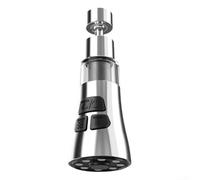 PureBowlic Adaptateur de robinet de cuisine, prise de conversion en laiton ABS pour filtre et débit anti-éclaboussures, rallonge d'évier économise de l'eau, installation facile, aucun outil nécessaire