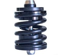 PureBowlic Amortisseur arrière en alliage à ressort en acier, pour vélo pliable Brompton A/C, suspension légère de 158 g, pour coussinet en caoutchouc (noir)