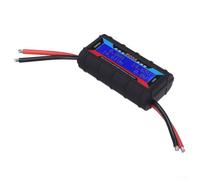 PureBowlic Analyseur puissant multifonctionnel pour avions télécommandés, solaire et EV: Wattmètre de tension avec écran LCD rétroéclairé, mètre de précision 1 A, 8,5 x 4,2 cm, noir