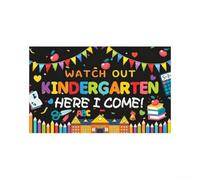 PureBowlic Bannière pour retour École 180x110cm pour déco Joyeuse Bannière | Thème rentrée scolaire, crée une ambiance joyeuse, pour idéal pour accueillir les élèves, design engageant(QZBBJ208)