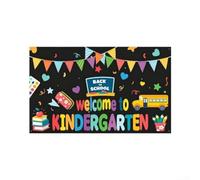 PureBowlic Bannière pour retour École 180x110cm pour déco Joyeuse Bannière | Thème rentrée scolaire, crée une ambiance joyeuse, pour idéal pour accueillir les élèves, design engageant(QZBBJ210)