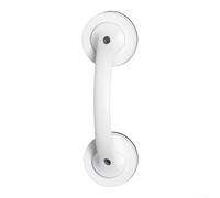 PureBowlic Barre d'appui à ventouse pour porte de salle de bain | Poignée de douche en verre acrylique lisse incluse Sans perçage Poignée de sécurité pour personnes âgées Pour surfaces
