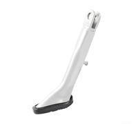 PureBowlic Béquille latérale robuste pour moto électrique - Support central en métal renforcé avec texture antidérapante - Support de stationnement facile à installer - Blanc (18/20/22 cm) (22 cm)