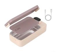 PureBowlic Boîte à déjeuner chauffante électrique avec batterie de 7200 mAh, récipient isotherme en acier inoxydable 304, contrôle intelligent de la température pour bureau, travail, école, voyage