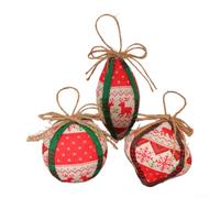 PureBowlic Boules Noël pour mousse 3pcs Vert pour déco Légère Boules Noël | pour mousse légère, couleurs vert, design festif classique, pour idéal sapin, risque de casse