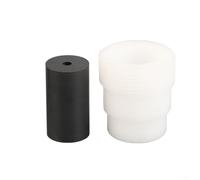 PureBowlic Buse de sablage en carbure de bore 35 x 20 mm pour résistance à la rouille, pointe de pulvérisation haute pression résistante à l'usure pour petites machines de sablage, noir (4 mm)