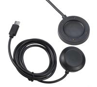 PureBowlic Câble de charge magnétique de type C pour montre de sport Suunto Run, chargeur à 4 broches avec connexion solide, fil ABS de 100 cm, accessoire de voyage compact