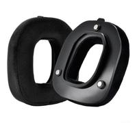 PureBowlic Cache-oreilles de rechange pour Logitech G A50X Gen 4 et Gen 5, coussinets magnétiques pour clips en plastique, coussins en cuir protéiné respirant pour plus de confort (E)