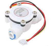 PureBowlic Capteur de débit d'eau en polyéthylène de 2 mm avec connexion rapide, plage de 0,2 à 8 l/min, température de fonctionnement de -40 à 100 °C, pour distributeurs d'eau et systèmes de fluide
