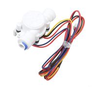 PureBowlic Capteur de débit d'eau en polyéthylène de 2 mm avec connexion rapide, plage de 0,2 à 8 l/min, température de fonctionnement de -40 à 100 °C, pour distributeurs d'eau et systèmes de fluide