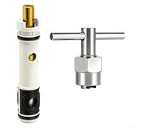 PureBowlic Cartouche de rechange pour robinet à poignée unique FOR 1225, valve de précision pour noyau pour un contrôle fluide du débit d'eau, kit de réparation à faire soi-même avec outil de
