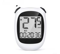 PureBowlic Compteur de vitesse GPS sans fil avec écran de 4,1 cm pour M3/MINI, étanche IPX5, rechargeable par USB, autonomie de 8 heures, suivi de la vitesse, de la distance et de l'altitude (blanc)