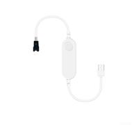 PureBowlic Contrôleur de bande LED RVB IC numérique pour micro musique mode son pour application WLED WiFi 12-24 V éclairage dynamique compact portable blanc
