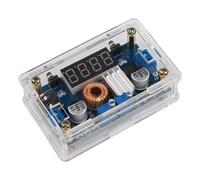 PureBowlic Convertisseur DC-DC 5-36 V vers 1,25-32 V/5 A Régulateur de tension avec affichage numérique, port USB et boîtier pour phares LED de voiture, pour/camping-car/et systèmes solaires puissants
