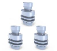 PureBowlic Couvercles de port en silicone pour Starlink pour Mini Standard Enterprise pour routeur maillé Gen 3, poussière et eau, ajustement sécurisé gris pour prise