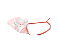 PureBowlic Décoration de Noël en résine rose pour bébé 2025 DIY