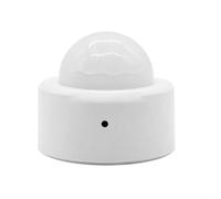 PureBowlic Détecteur de mouvement PIR pour ZigBee 3.0 pour Tuya Smart Home Grand Angle 120° Portée 5 m Détecteur de corps sans fil Alertes Batterie longue durée Blanc