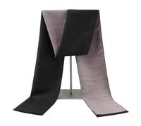 PureBowlic Écharpe d'hiver jacquard double face en tricot imitation laine