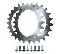 PureBowlic Ensemble de pointes antidérapantes en acier inoxydable pour robot de tonte Yuka 1500 et 2000 auto-centrant, clous de traction améliorés pour une prise en main stable sur différents S