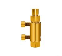 PureBowlic Extracteur de vis de valve à angle cassé pour réparation domestique et professionnelle de plomberie, poignée hexagonale en acier cassé pour robinet endommagé, vis dorées