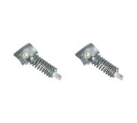 PureBowlic Ferme-porte hydraulique robuste pour portes plates en bois à ouverture vers l'extérieur, tampon amortisseur silencieux, pour une sécurité anti-pincement, mécanisme de fermeture automatique