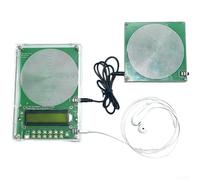 PureBowlic Générateur de fréquence réglable 0,1 Hz-99999 Hz pour Schumann Wave Antenne étendue Double sortie audio Affichage numérique PCB Compact Vert 16 x 3 cm Test de résonance en laboratoire (A)