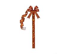 PureBowlic Halloween LED pour Placard 2m Orange Citrouille Halloween LED | LED intégrées, motifs citrouille et chauve-, rubans longs , ambiance festive, piles AA requises(yellow)