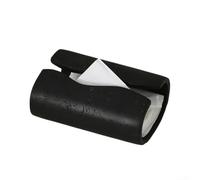 PureBowlic Housse de boîte à mouchoirs moderne et minimaliste en résine blanche, support élégant de texture grès, pour décoration de maison, bureau, organiseur compact 20 x 13,5 x 8,5 cm, pour chambre