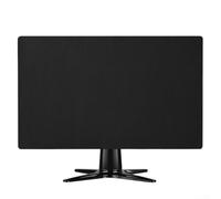 PureBowlic Housse de protection d'écran imperméable à l'eau et à la poussière en tissu Oxford pour écran de bureau TV 61 x 46 x 8 cm Noir Protection durable (71 x 46 x 10 cm)