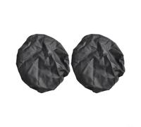 PureBowlic Housse de selle de vélo électrique en cuir synthétique souple, respirant, protection solaire pour vélo électrique avant/arrière/dossier, imperméable, anti-fissures, noir (D)