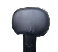 PureBowlic Housse de selle de vélo électrique en cuir synthétique souple, respirant, protection solaire pour vélo électrique avant/arrière/dossier, imperméable, anti-fissures, noir (C)