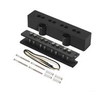 PureBowlic Kit de 4 cordes pour guitare basse jazz à monter soi-même pour manche de 92 mm et chevalet de 95 mm pour guitare basse électrique de style JB, fil en toile cirée, ton dynamique à haut
