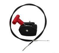 PureBowlic Kit de câble d'accélérateur et tige d'étranglement pour tondeuse à gazon, ligne de contrôle en plastique de 142,2 cm avec poignée d'interrupteur, pour modèles JY13908/FCYLXM21/5873834-01