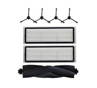 PureBowlic Kit de pièces de rechange pour Dreame L10s Pro pour GEN3, L10s Ultra, pour Xiaomi X20+, comprend une brosse principale en caoutchouc, 4 brosses latérales, 2 filtres HEPA lavables, 7