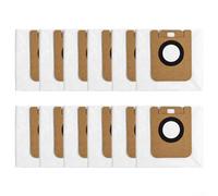 PureBowlic Lot de 12 sacs d'aspirateur pour aspirateur Dreame D10 Plus Gen 2, D10s Plus, sacs à poussière non tissés haute efficacité pour poils d'animaux et débris