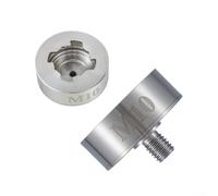 PureBowlic Lot de 2 adaptateurs X-Lock pour meuleuse d'angle vers filetage M10, ensemble d'écrous à bride de verrouillage à changement rapide en acier inoxydable, kit d'outils de conversion de disque