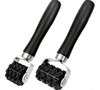 PureBowlic Lot de 2 rouleaux insonorisants avec poignée en bois, 3 cm/5 cm/roues d'engrenage pour isolation audio de voiture, bouclier thermique et outils d'installation en mousse