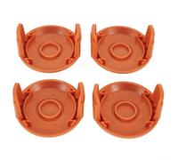 PureBowlic Lot de 4 capuchons de bobine orange pour débroussailleuse Worx WG150/WG151/WG152/WG153/WG154/WG155/WG160/WG163/WG165/WG175/WG180, pièces de rechange pour maintenir la bobine de fil en place