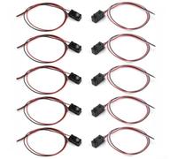 PureBowlic Lot de 5 modules de capteur de faisceau de coupure infrarouge 3/5 mm Commutateur photoélectrique NPN NO sortie 25 cm Détection pour Arduino PLC Relais Contrôle Industriel Automation Noir (3