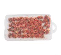 PureBowlic Lot de 53 herbes statiques pour touffes pour modélisme, fleurs sauvages de 6 à 7 mm pour chemin de fer, jeux de guerre, table de sable, modèles de construction, tracés de train et