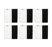 PureBowlic Lot de 6/8/10 filtres de rechange haute efficacité pour Xiaomi, aspirateur robot Mijia E5, écran en maille non tissée en polypropylène lavable, pour la poussière et les squames d'animaux