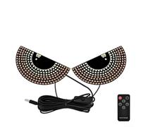 PureBowlic Lumière LED pour lunette arrière, 14 modes dynamiques, télécommande, alimentée par USB, en plusieurs couleurs pour voiture, SUV, camion, jaune, rouge, bleu, blanc