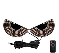 PureBowlic Lumière LED pour lunette arrière, télécommande à 14 modes dynamiques, alimentation USB, en plusieurs couleurs pour voiture, SUV, camion, jaune, rouge, bleu, blanc (A)