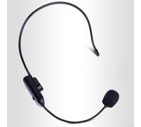 PureBowlic Microphone FM sans fil pour réduire le bruit et jouer avec micro mains libres pour haut-parleur, enseignement, guide touristique, jeux et diffusion en direct, noir