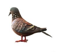 PureBowlic Modèle de pigeon en mousse réaliste, oiseau artificiel pour la décoration de la maison et du jardin, ornement léger et réaliste pour les célébrations festives et l'affichage éducatif