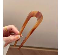 PureBowlic Modern Heritage Épingle à cheveux néo-chinoise en forme de U, fermoir sécurisé en acrylique pour le coiffage quotidien, tresses et queues de cheval, accessoire de cheveux compact et