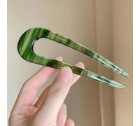 PureBowlic Modern Heritage - Épingle à cheveux néo-chinoise en forme de U - Fermoir sécurisé en acrylique pour le coiffage quotidien, tresses et queues de cheval - Accessoire de cheveux compact et